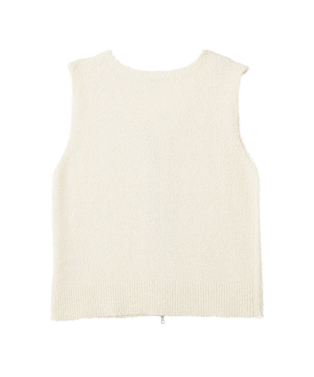 AMERICAN HOLIC ダブルZIPシャギーニットベスト 