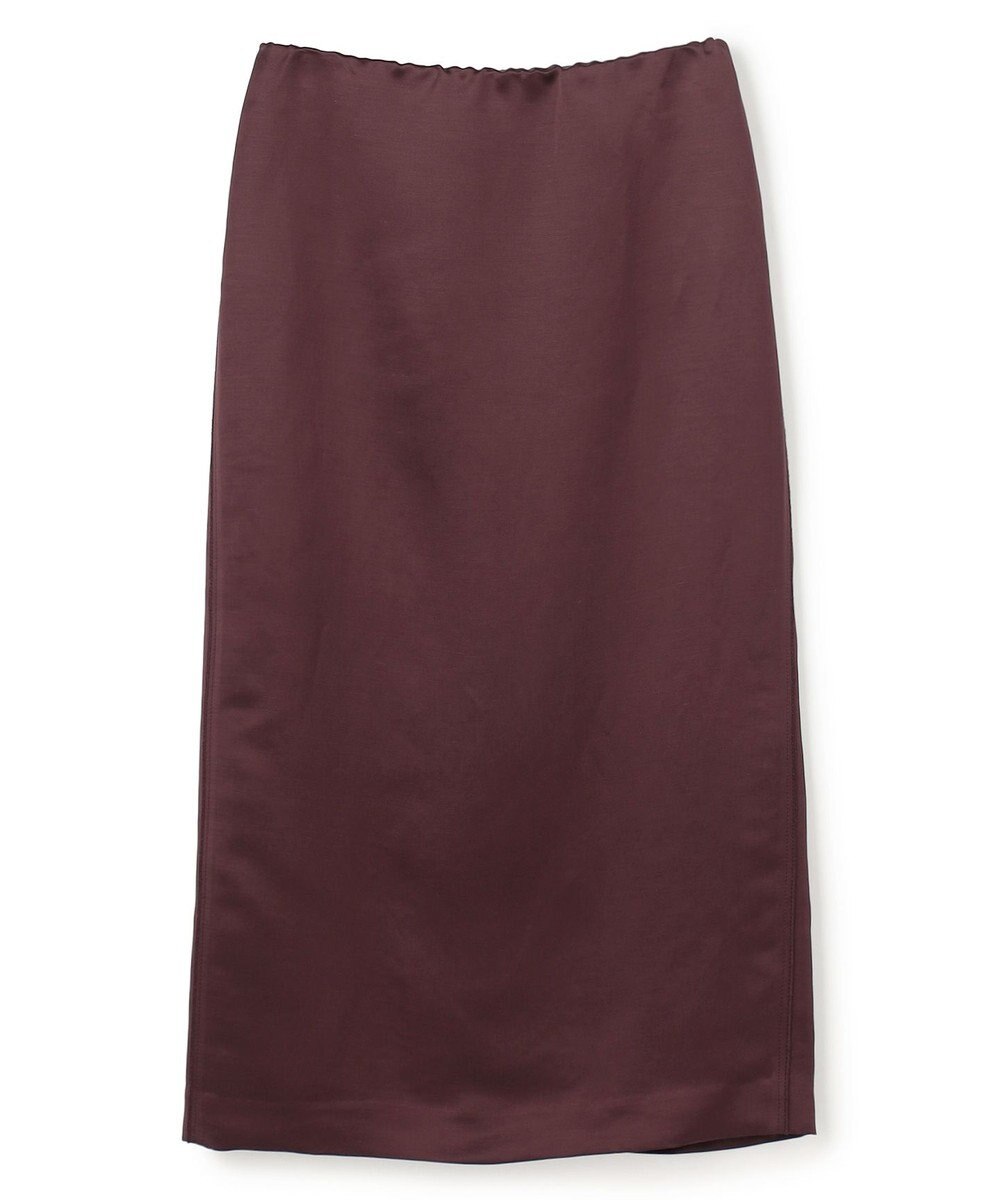 BEIGE， CASSITER / リネンブレンド サテンスカート 