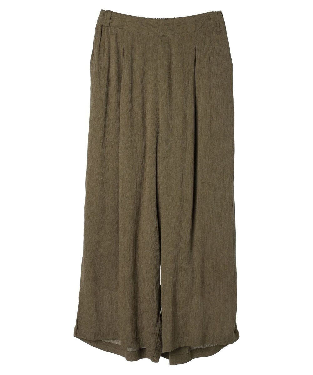 earth music&ecology レーヨンクレープイージーパンツ 