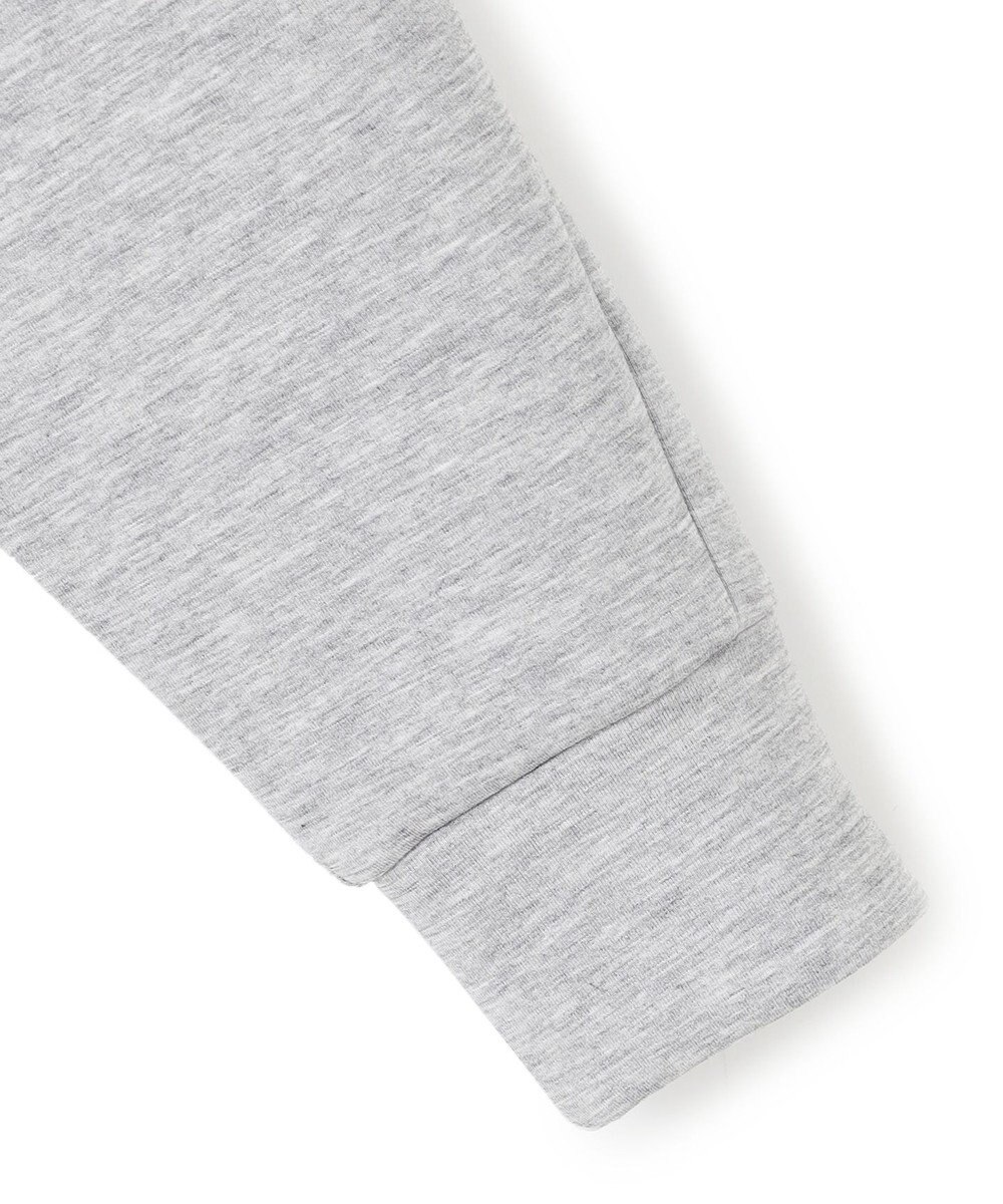 UNFILO L 【WEB限定】BEAUTY FORM JERSEY サイドZIP クロップドプルオーバー 