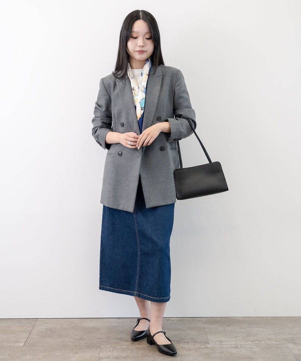 caqu FS 4/5丈 デニムスカート 