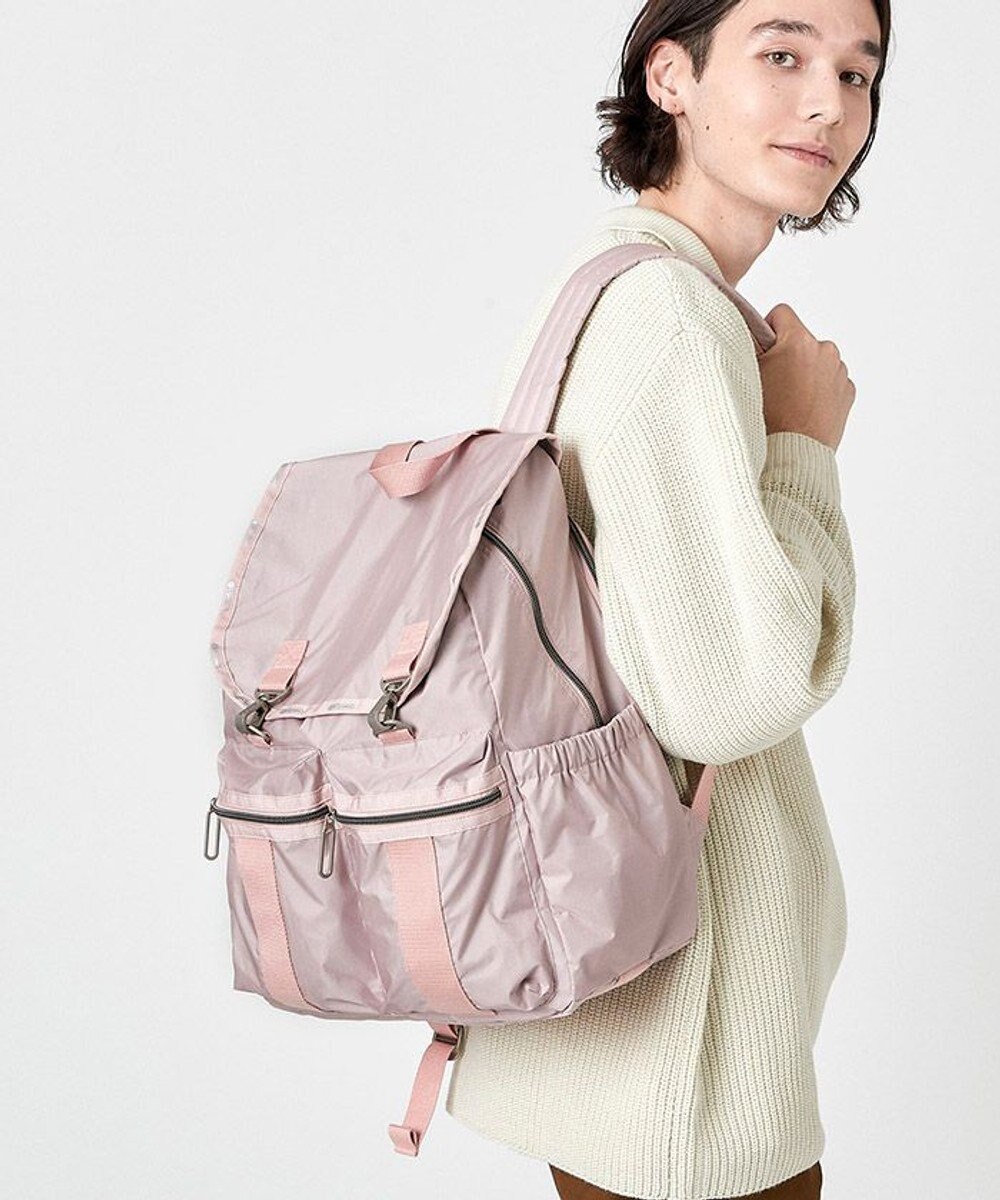 MODERN FLAP BACKPACK2/シルバーピンクC / LeSportsac | ファッション