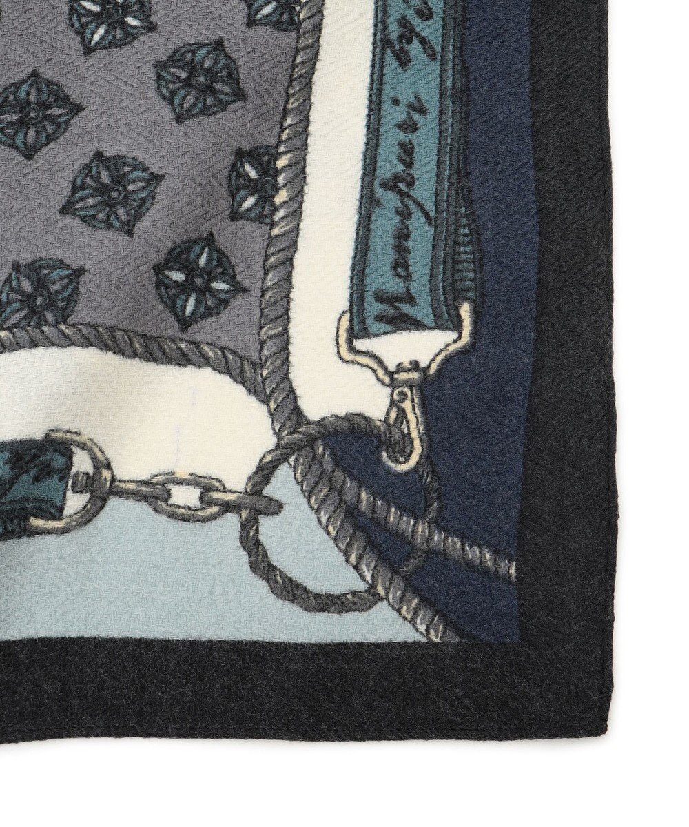 23区 manipuri ウール シルク ストール 