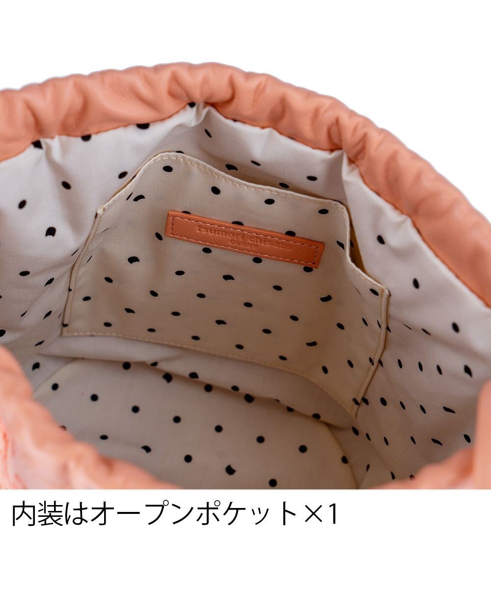 tsumori chisato CARRY スカラップししゅう ショルダーバッグ ミニバッグ 猫モチーフ 