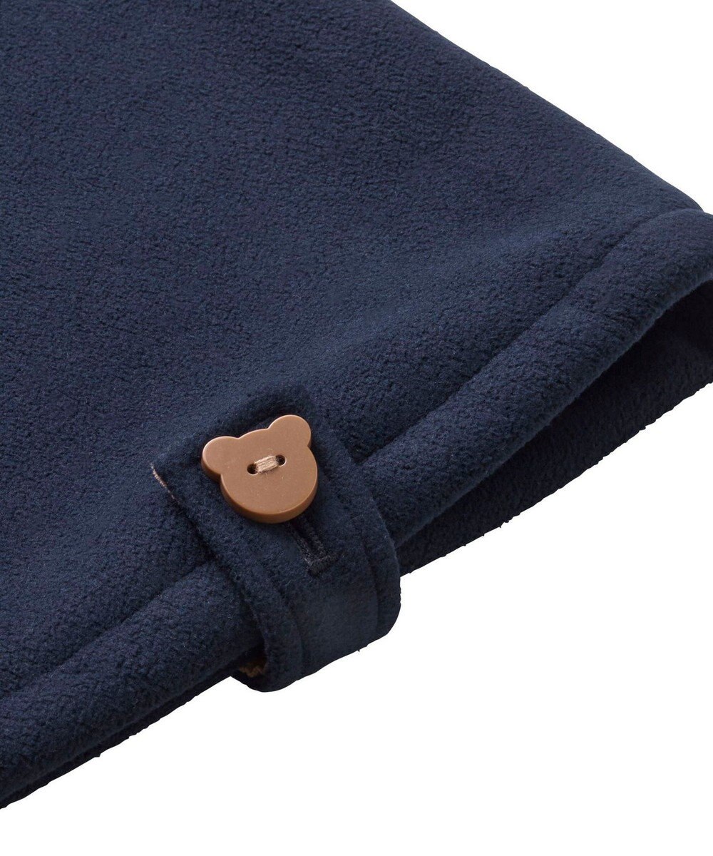 MIKI HOUSE HOT BISCUITS お耳付きボアフリース ダッフルマントギフトセット【BOX付き】 