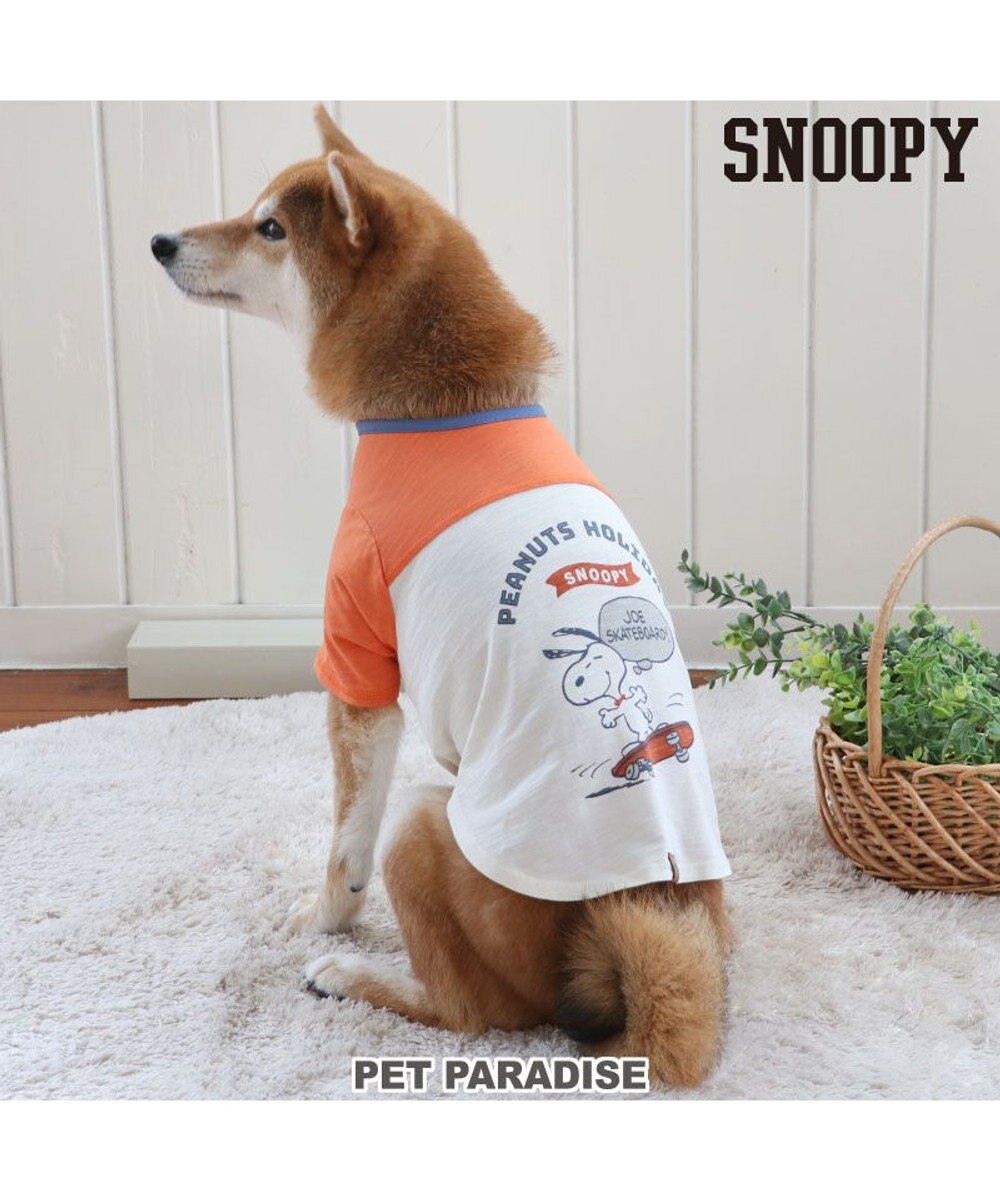 犬の服 犬 スヌーピー Ｔシャツ 【中型犬】【大型犬】 スケボー / PET