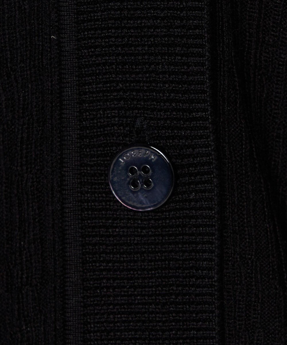 JOSEPH クリンクルリブ　カーディガン 