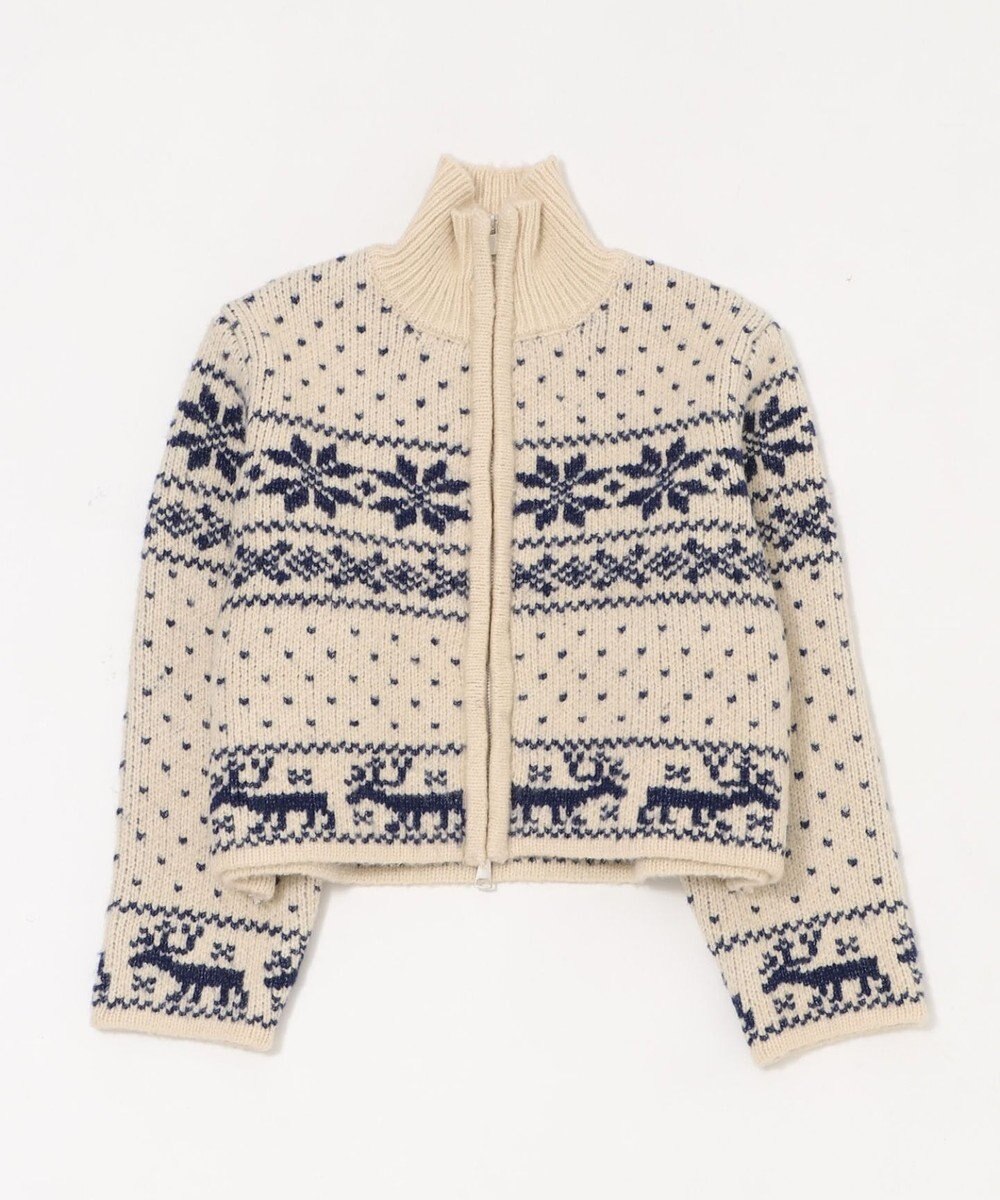 WEGO ノルディックZIPニット 