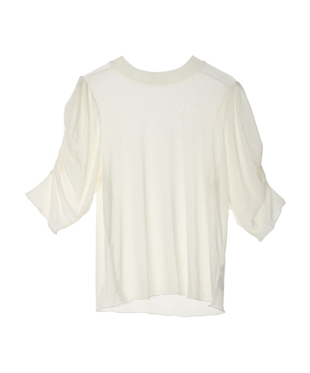 earth music&ecology ５分袖シアーインナー 