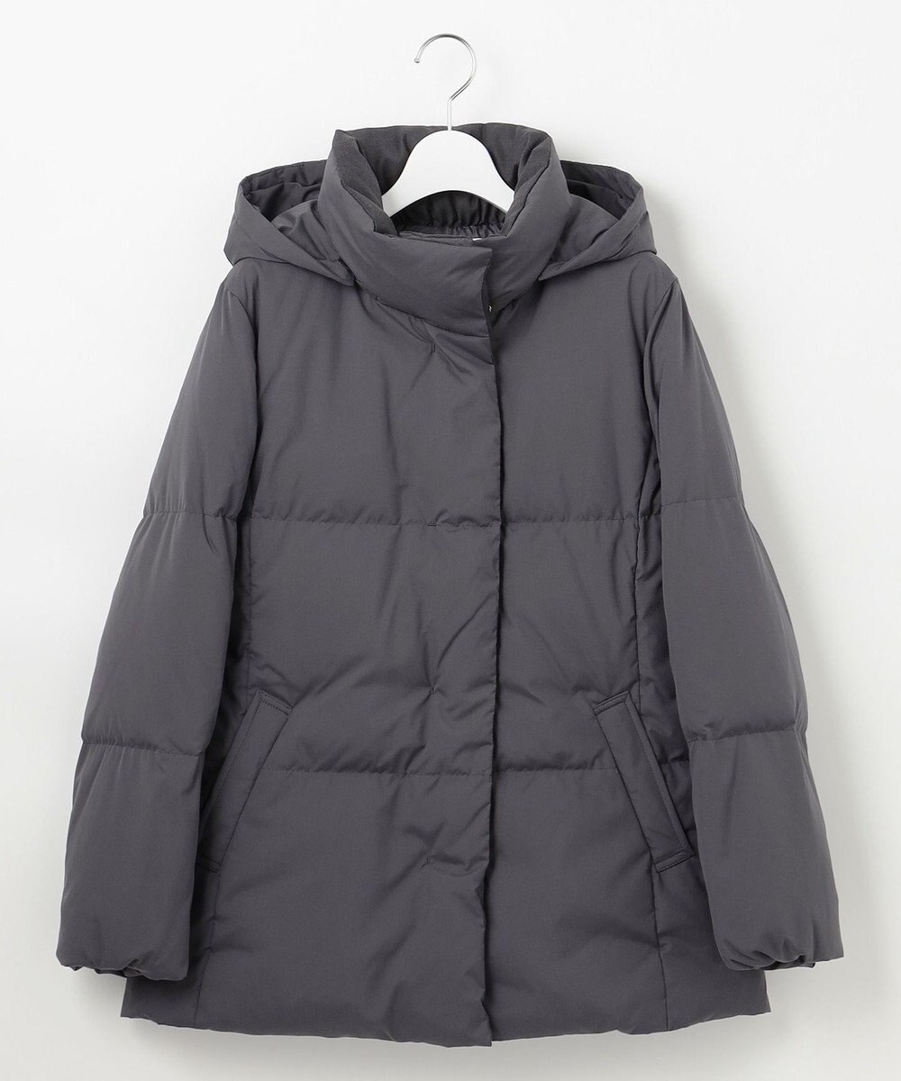 J.PRESS LADIES L 【洗える】ブラッシュドマルチポリ ショート ダウンコート 