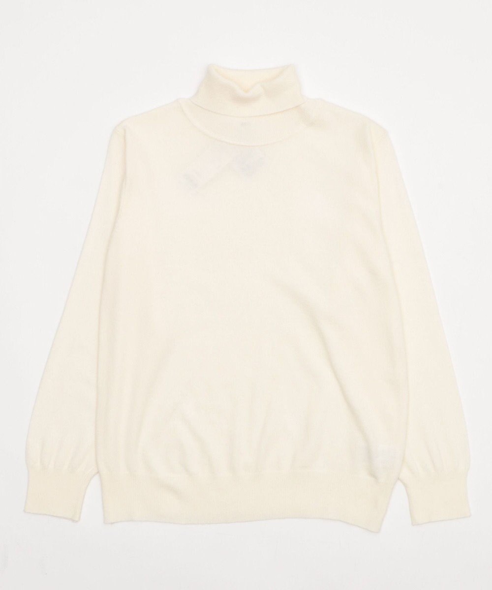WEGO 【WEB限定/25年秋冬新作/洗濯OK/毛玉レス】タートルネックニット 