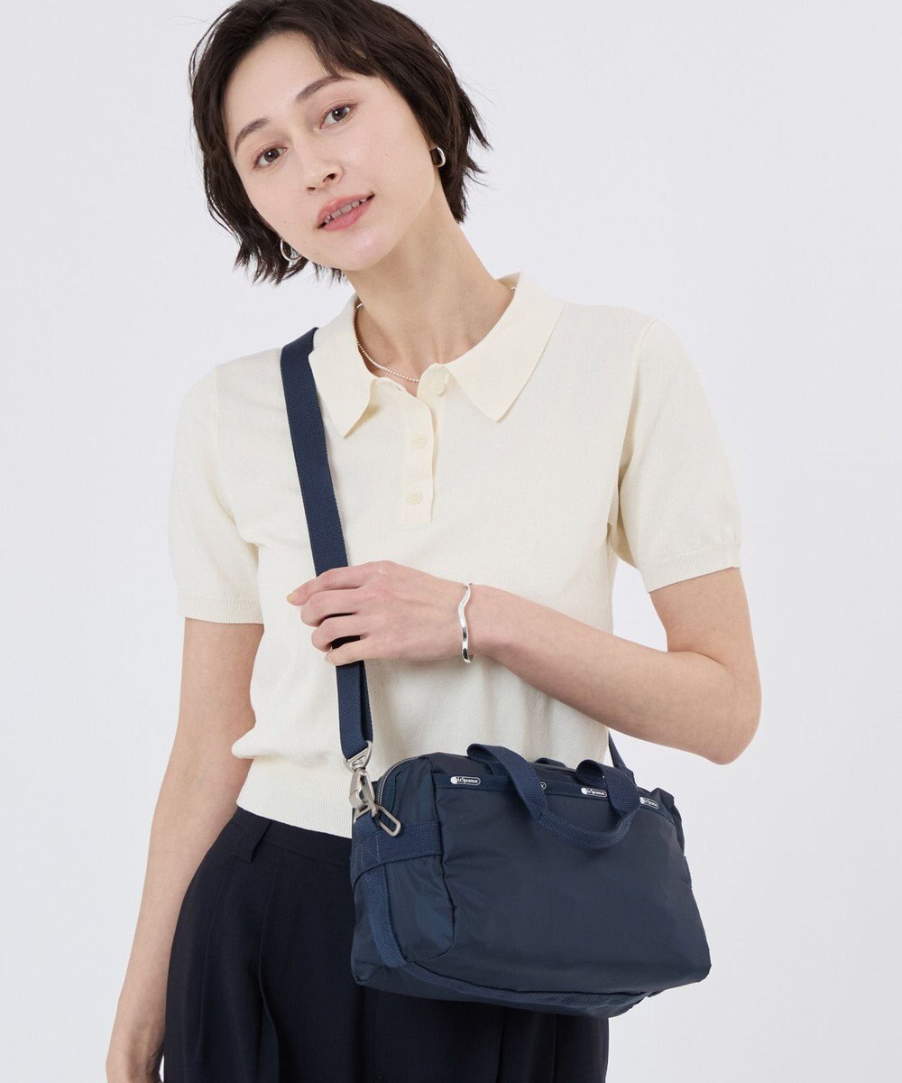 LeSportsac SMALL UPTOWN SATCHEL/ダークブルーC 