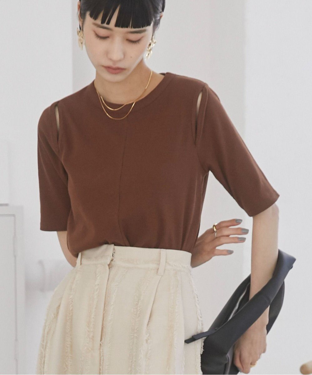 WEGO 【ANGIE VINTAGE】カットアウトリブトップス 