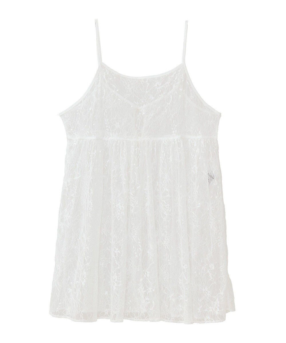 Green Parks 前後２ＷＡＹレーススパンコールビスチェ 