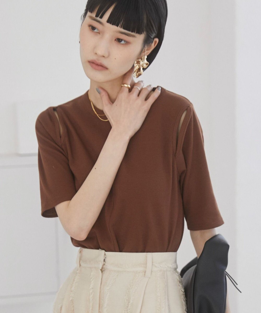 WEGO 【ANGIE VINTAGE】カットアウトリブトップス 