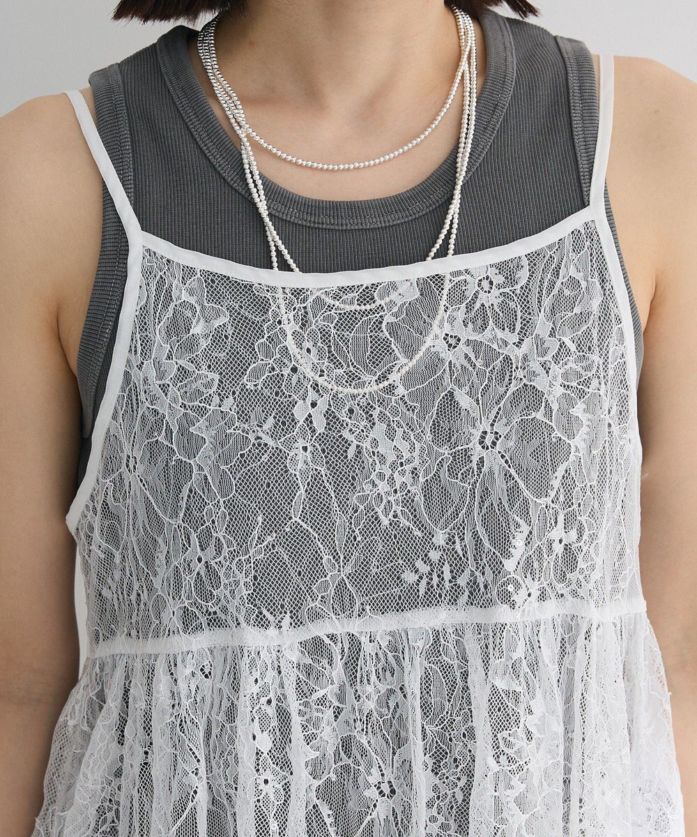 Green Parks 前後２ＷＡＹレーススパンコールビスチェ 