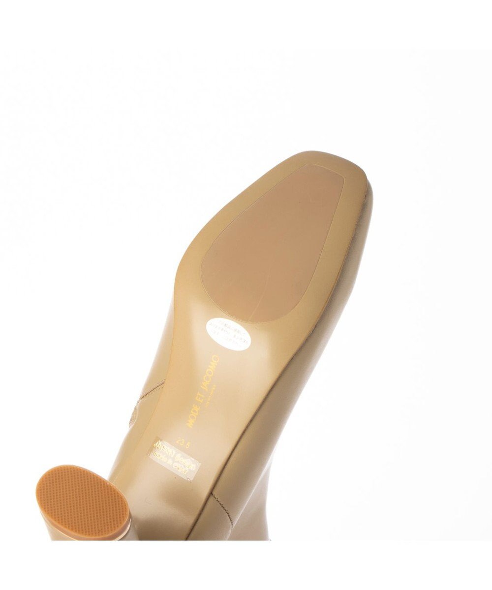 MODE ET JACOMO <MODE ET JACOMO>サイドベルトスクエアトゥショートブーツ 