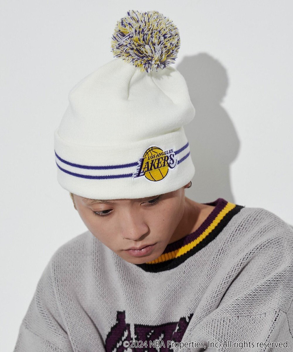 WEGO 【ユニセックス着用ITEM】別注NBA　ポンポンニットキャップ 