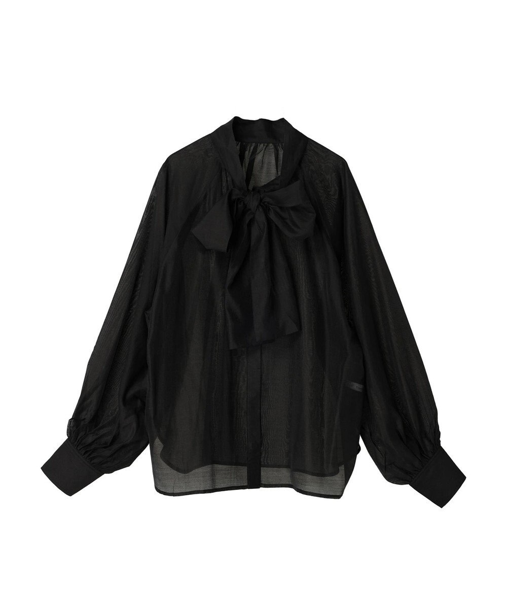 Green Parks AnriettMusee シアーボウタイブラウス 