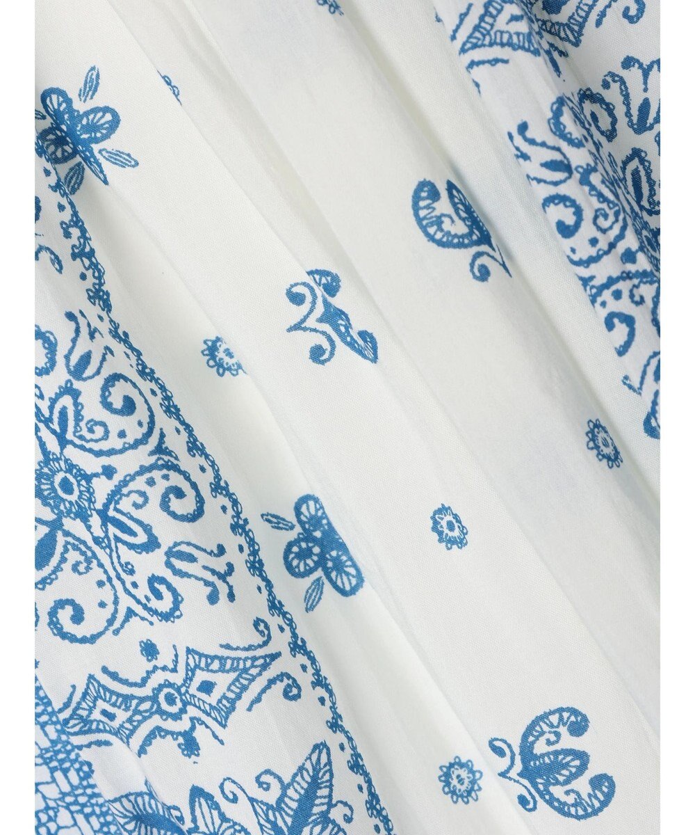 CRAFT STANDARD BOUTIQUE パネル柄マキシギャザースカート 