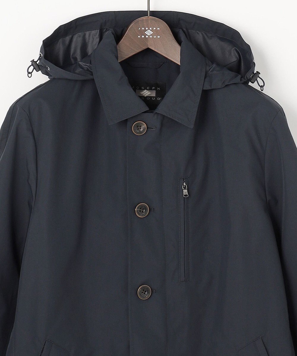 JOSEPH ABBOUD 【フード脱着仕様/JAPANファブリック/ECO撥水】ステンカラー コート 