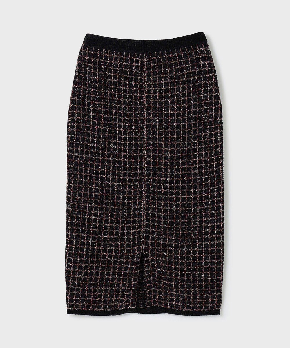 GRACE CONTINENTAL ツイードニットスカート 