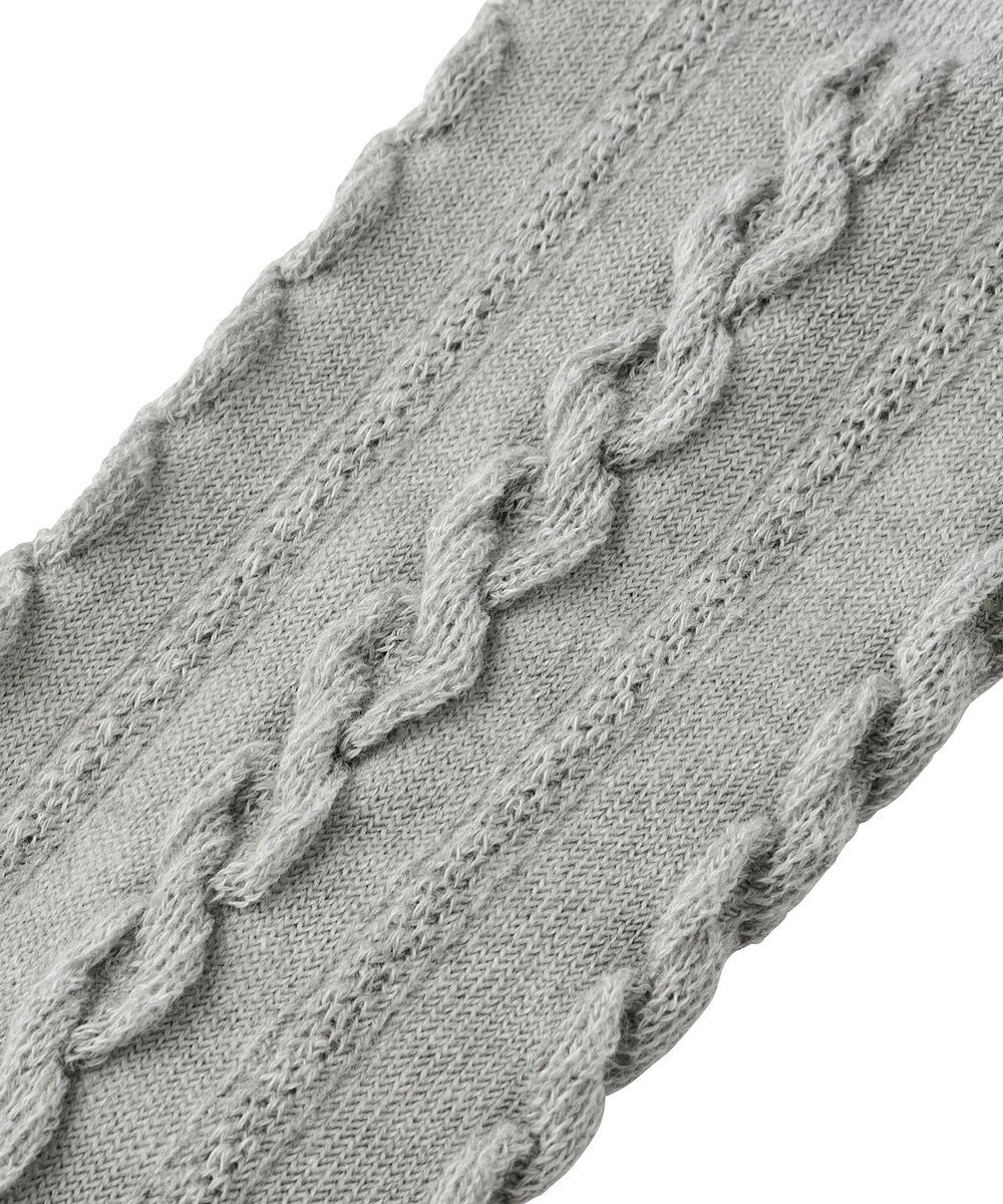 MIKI HOUSE HOT BISCUITS 【70-120cm】 ケーブル柄タイツ 