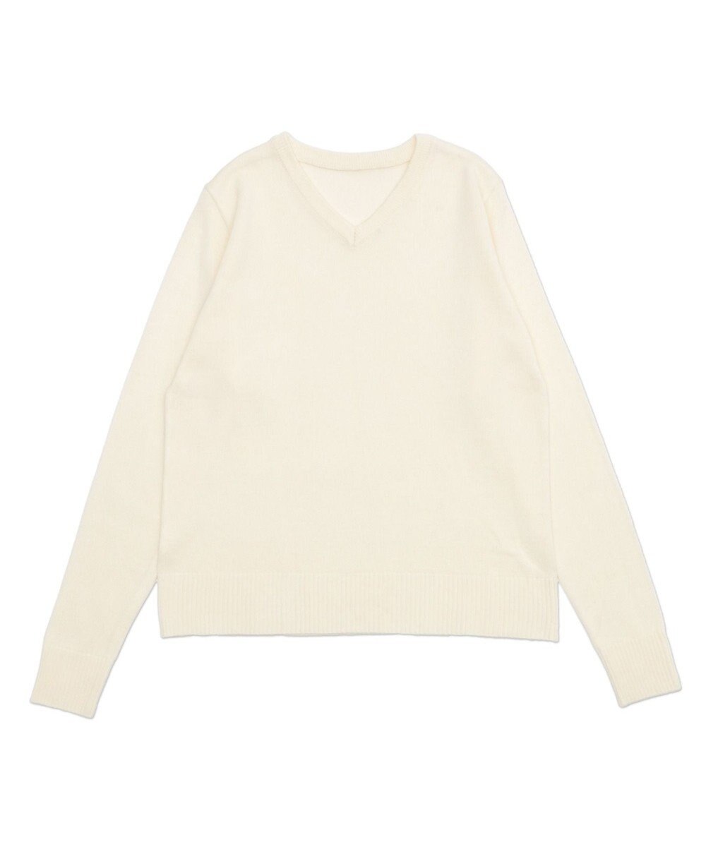 WEGO 【WEB限定/2025年秋冬新作/洗濯OK/毛玉レス/MLXLサイズ展開/オフィス/カジュアル】ベーシックニットセーター 