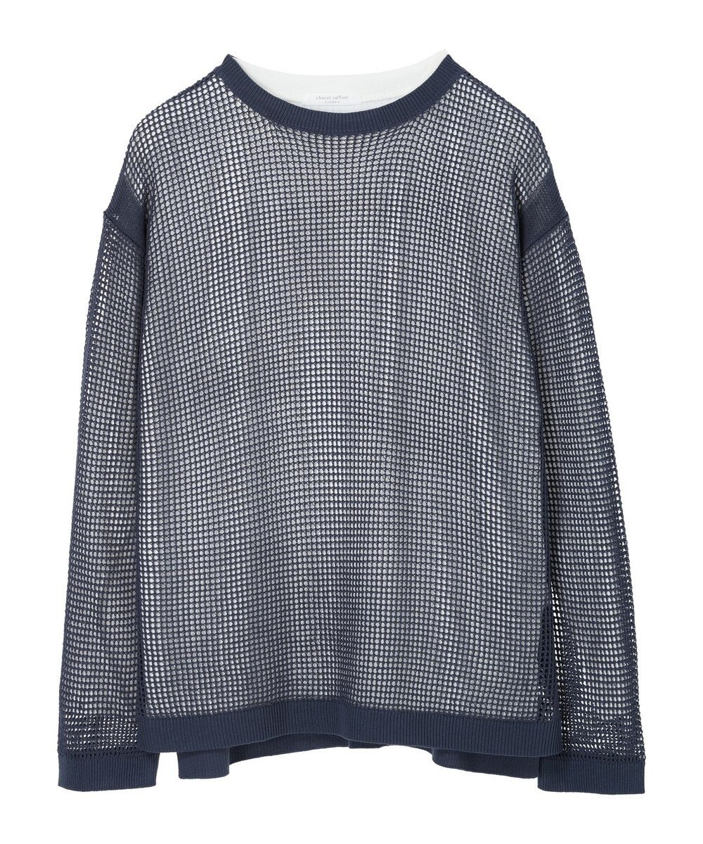 Green Parks ＳＥＴ２点ロンＴ＋メッシュニットプルオーバー 