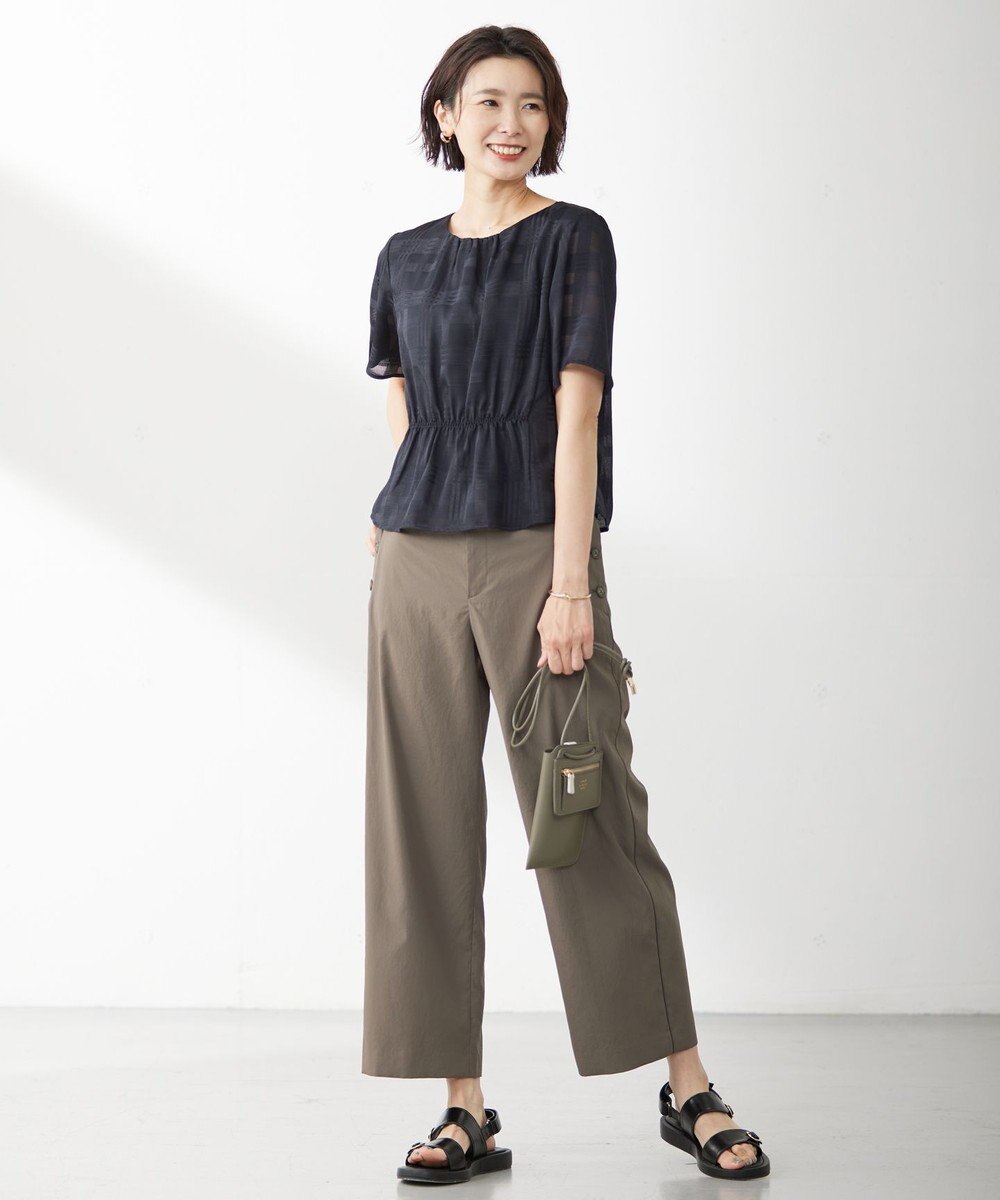 J.PRESS LADIES スラブカラミチェック カットソー 