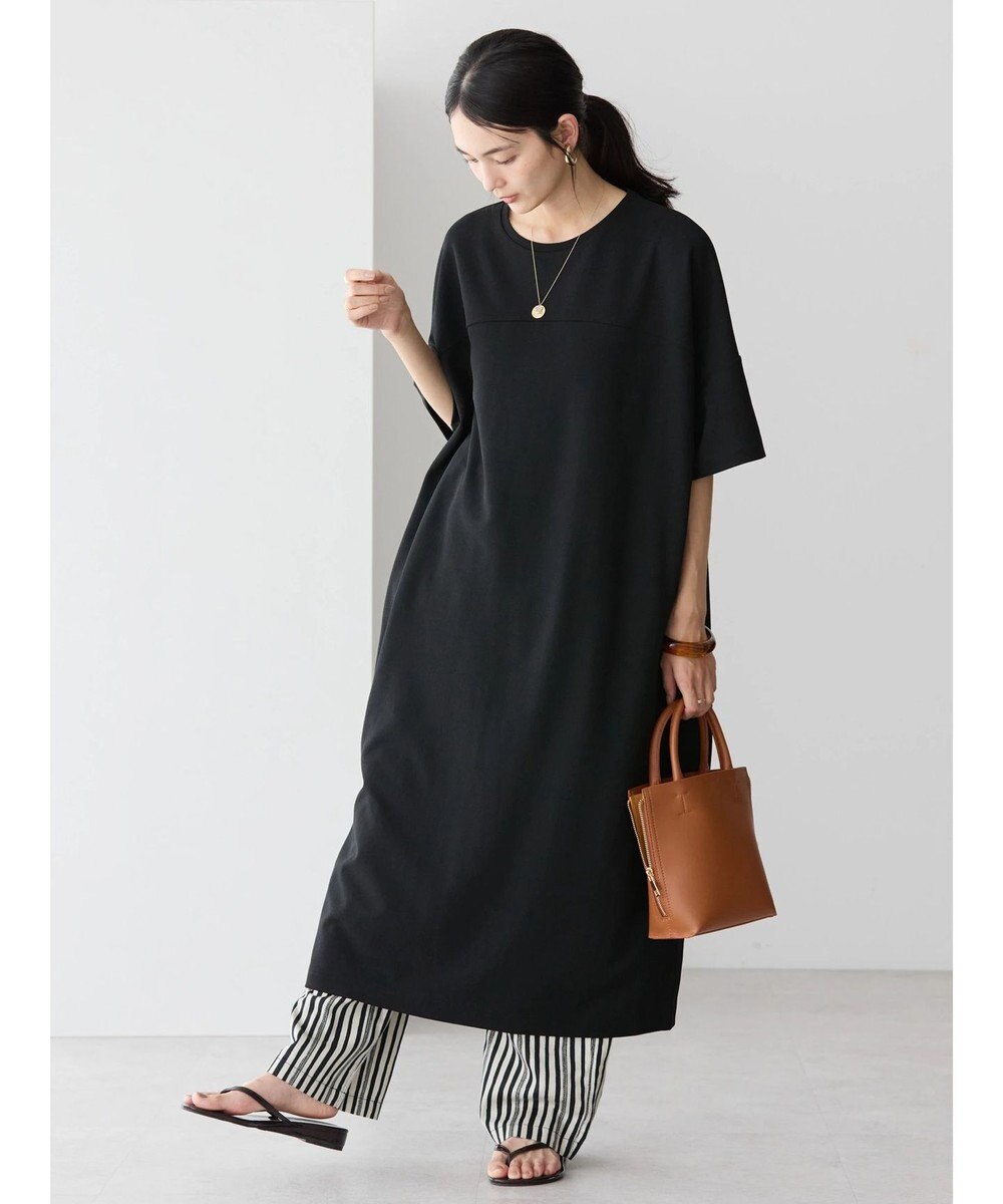 AMERICAN HOLIC 接触冷感カットジョーゼットボックスワンピース 