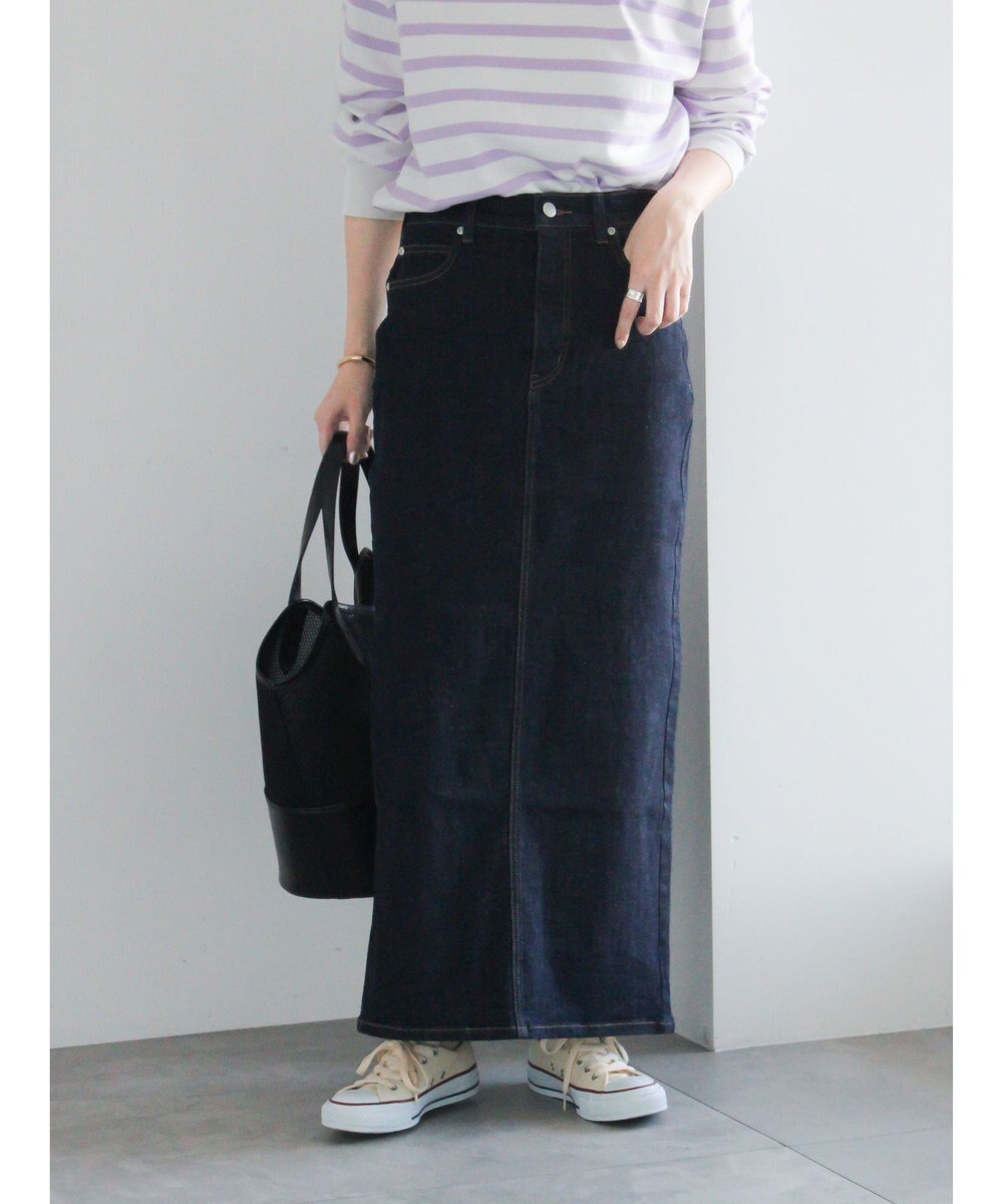 Te chichi デニムトラペーズスカート 