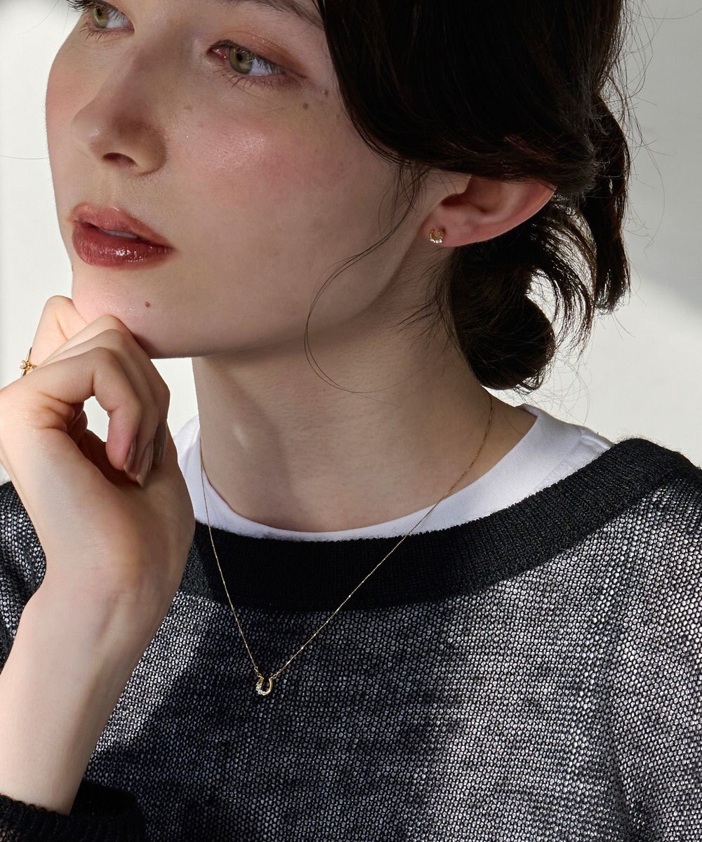 Phoebe 【金属アレルギー対応】ラッキーホースシューネックレス 