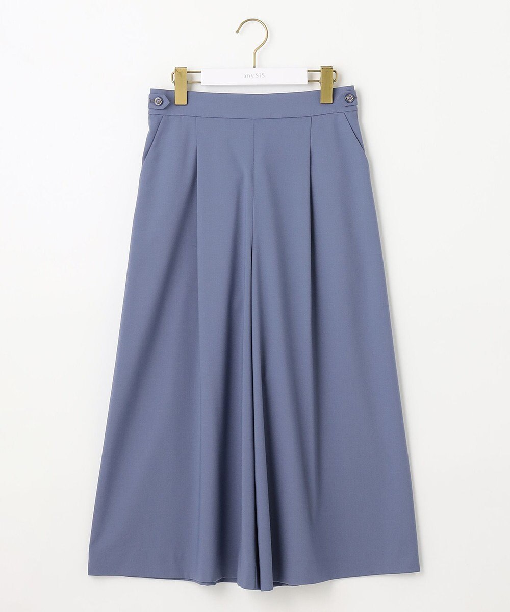 ANY SIS 【洗える】エアリーワイド クロップド パンツ 