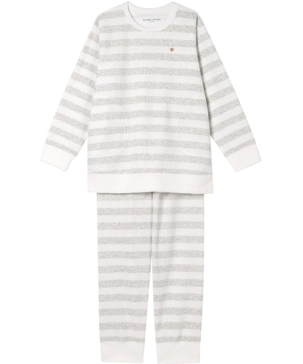 tsumori chisato SLEEP ツモリチサト パジャマ パイル(本体) あったか 長袖 長ズボン レディース UDW405 /ワコール 