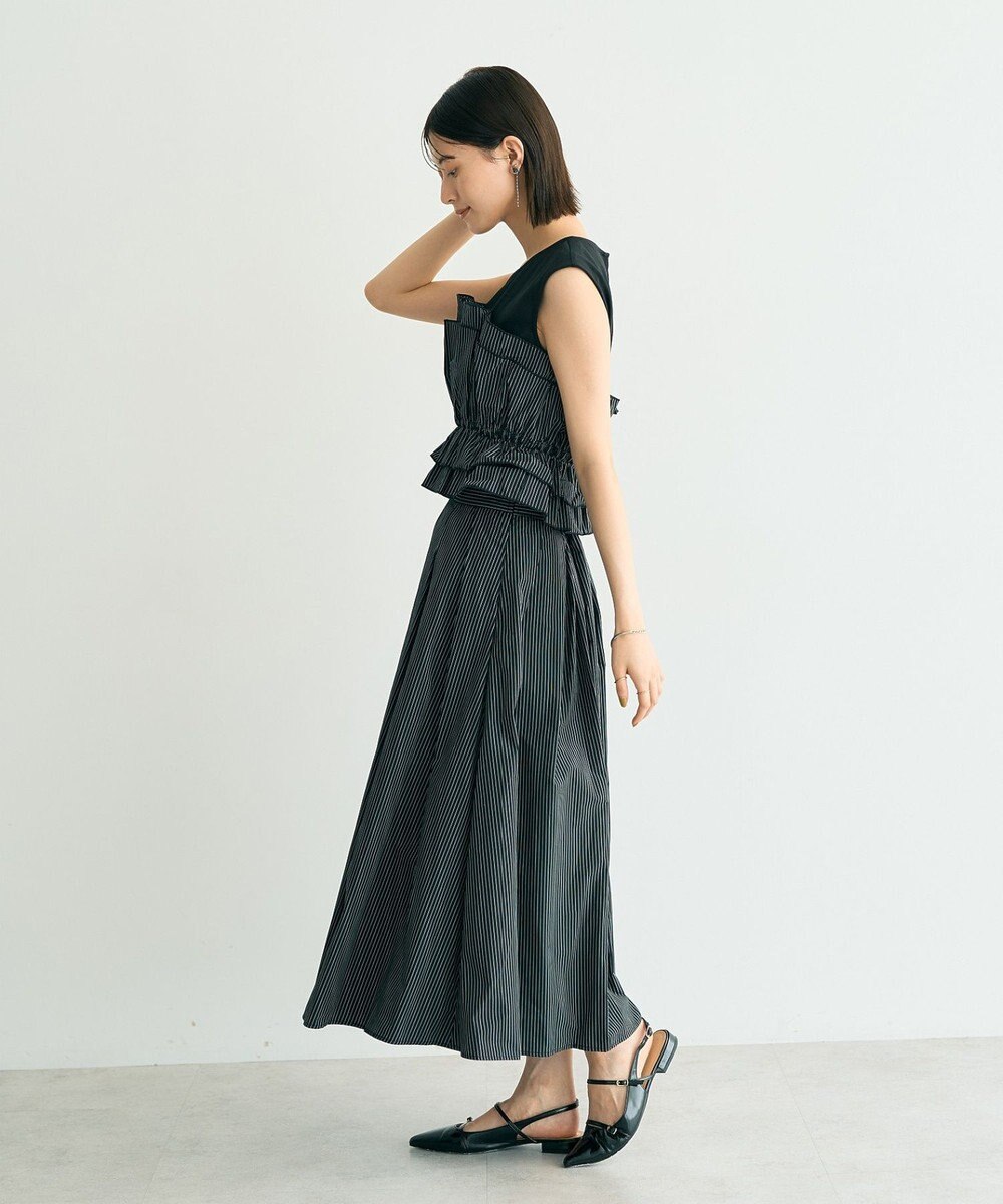 YECCA VECCA ビスチェドッキングブラウス 