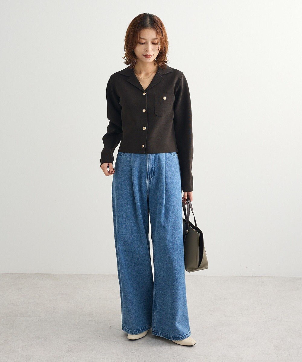 Green Parks ・ＳＵＧＡＲ　ＳＰＯＯＮ　デニムワイドパンツ 