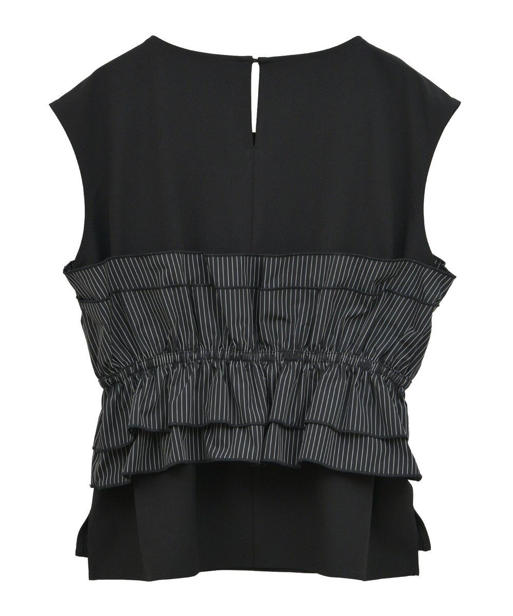 YECCA VECCA ビスチェドッキングブラウス 