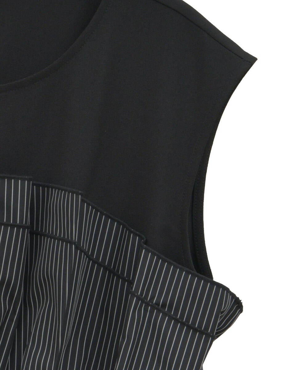 YECCA VECCA ビスチェドッキングブラウス 