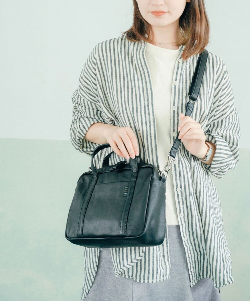 YUSHI 【本革/2way】NUANCE - BOSTON SHOULDER 本革 ボストンショルダー 