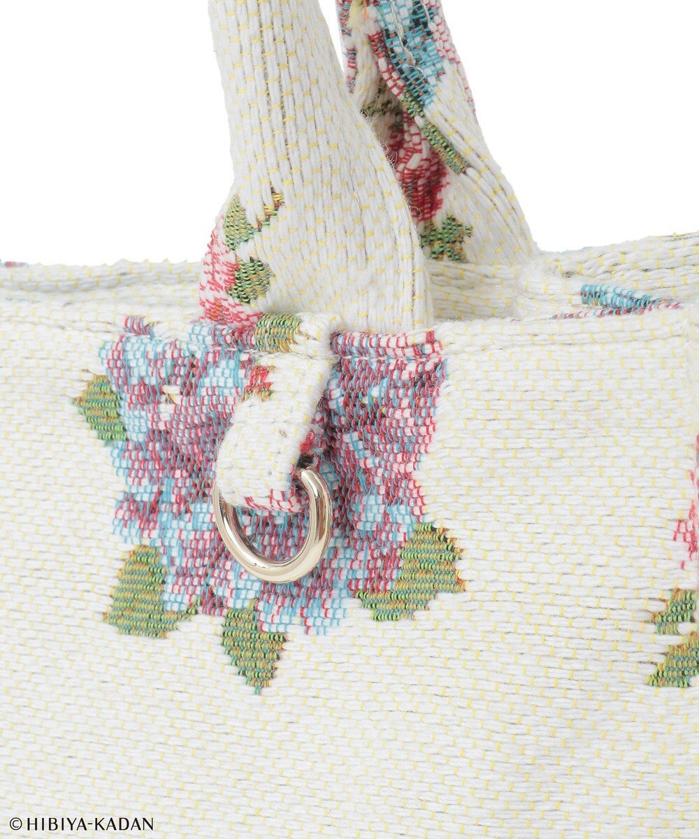 Maison de FLEUR 日比谷花壇コラボ ゴブランスクエアトート 