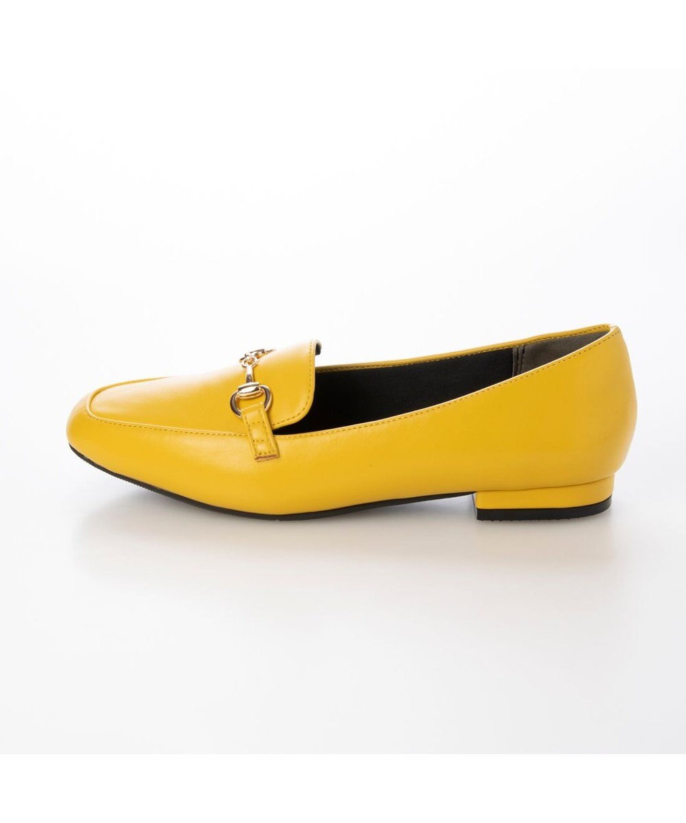 MODE ET JACOMO <noyau>スクエアトゥビット付きヒールローファー 