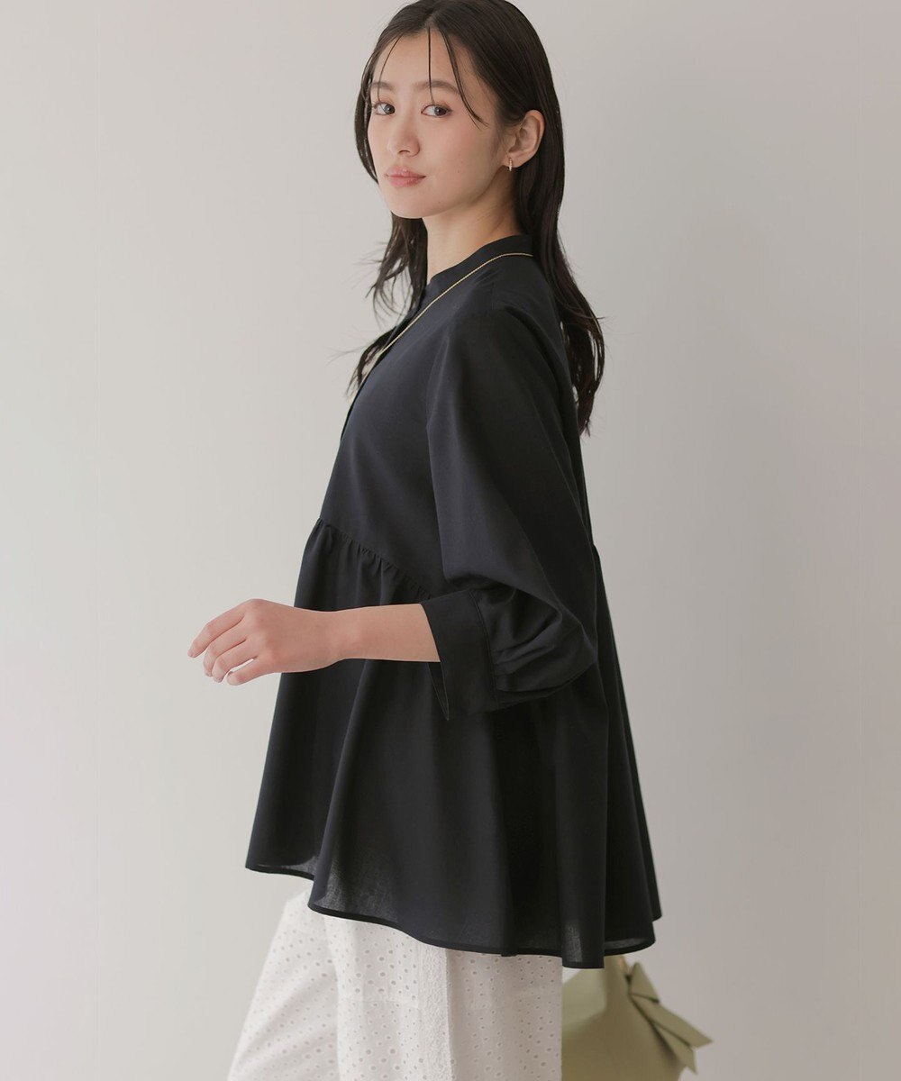 組曲 ニューリヨセルシャーティングペプラム ブラウス 