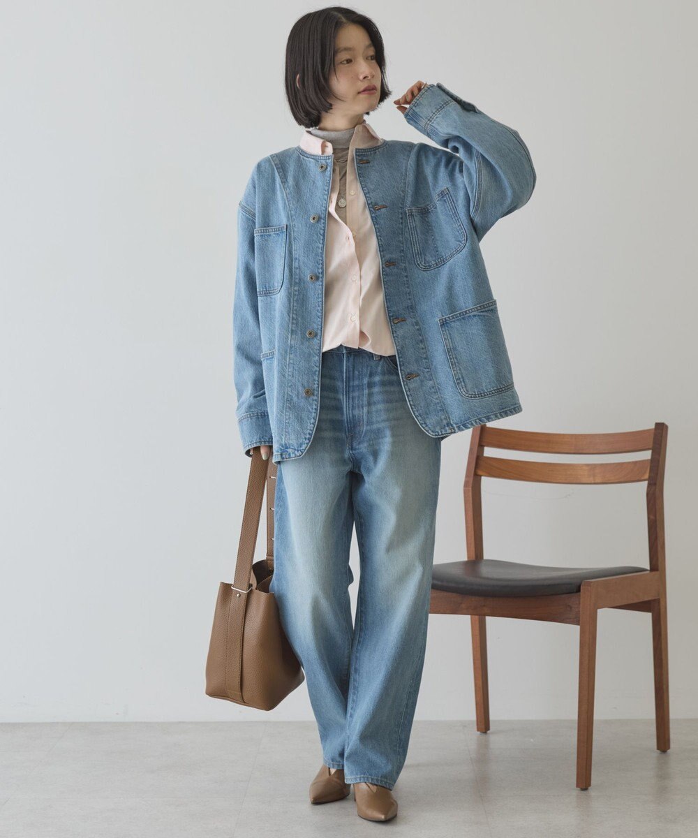 AMERICAN HOLIC ルーズストレートデニムパンツ 