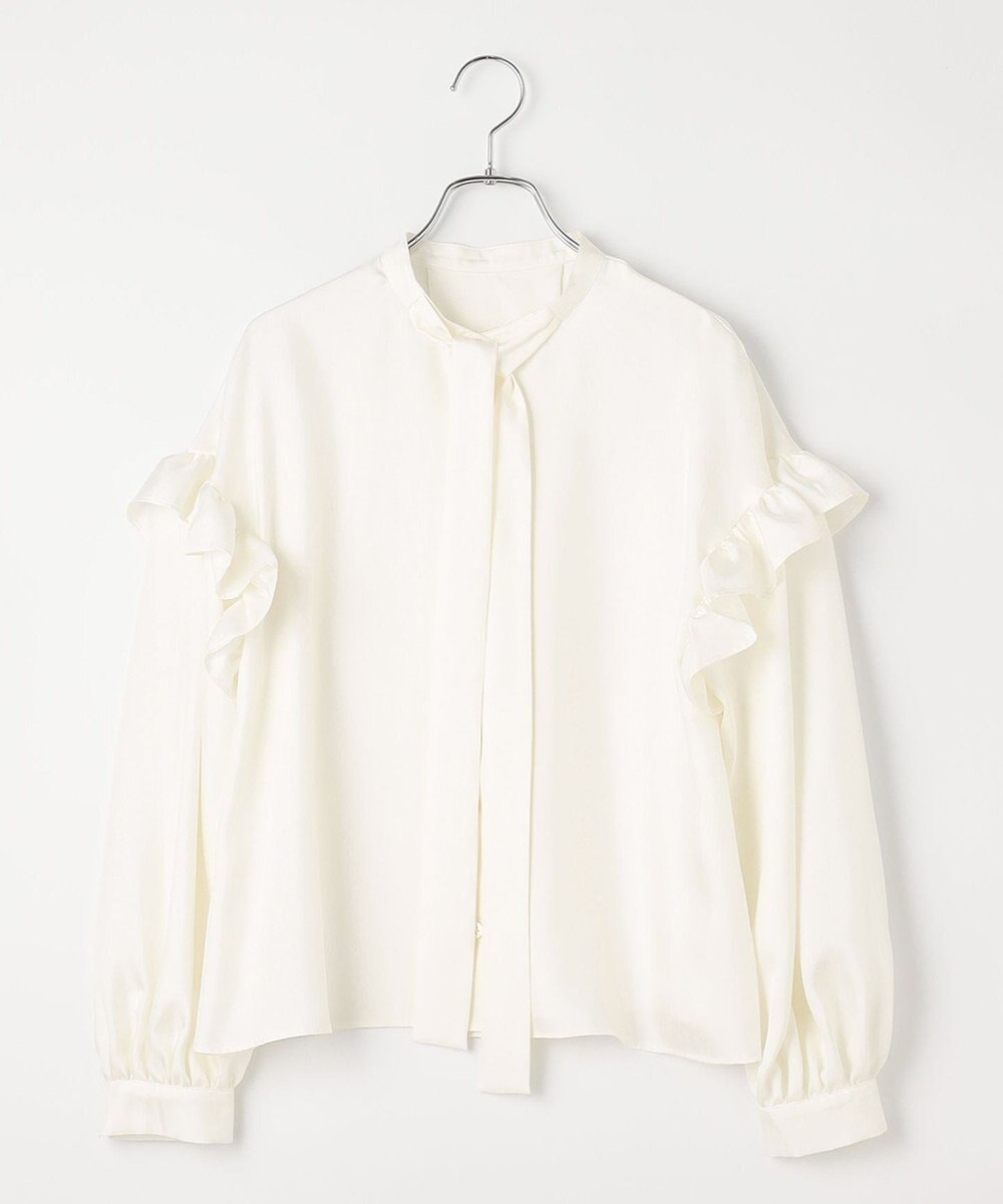 #Newans 【ANSWER for 骨格ウェーブ】リボンタイブラウス 