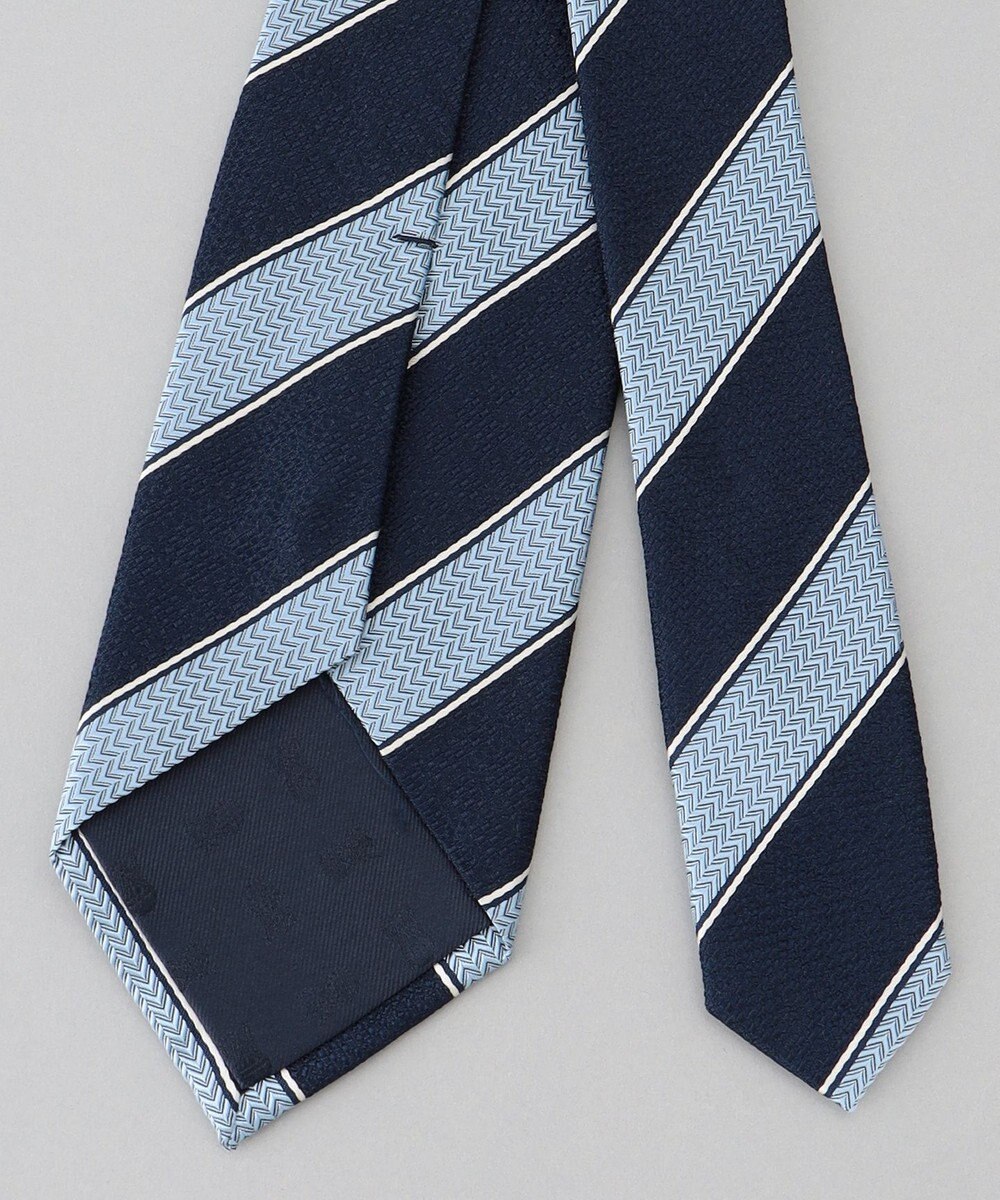 GOTAIRIKU GOTAIRIKU別注【日本製】シルク ネクタイ_レジメンタル 