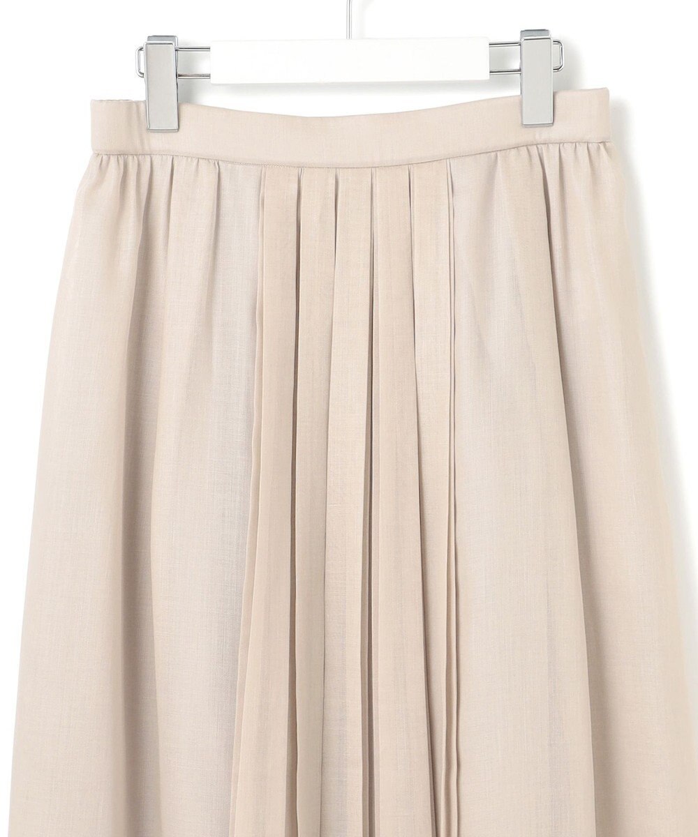 23区 S 【洗える】ソフトシアーフィルム タック スカート 