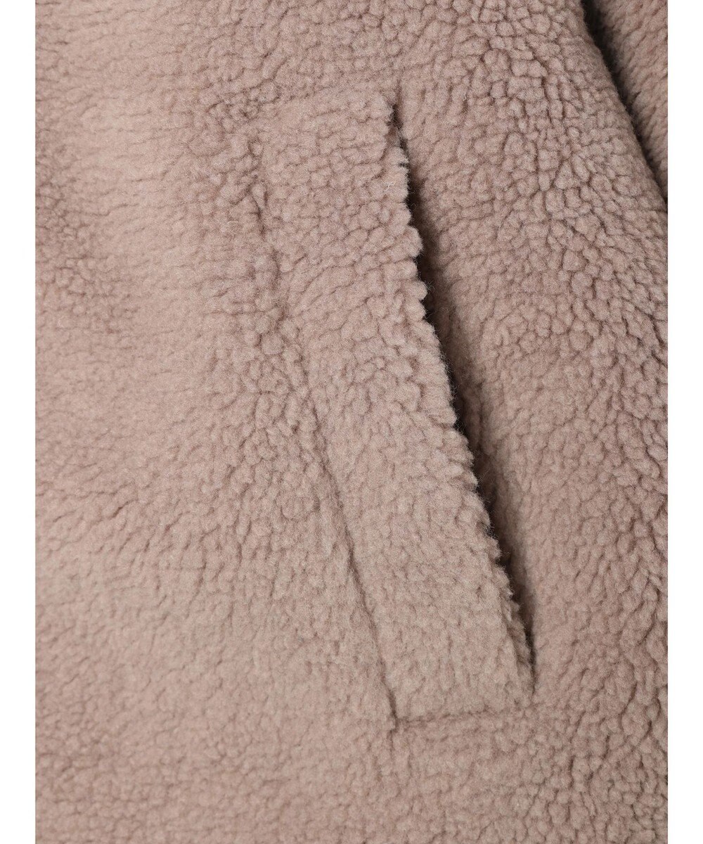 Green Parks スタンドカラーボアブルゾン 