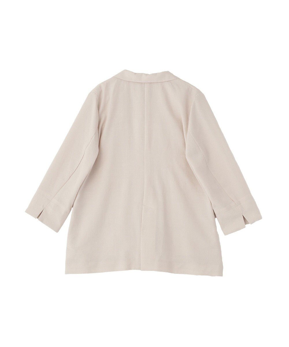 YECCA VECCA マシンウォッシャブルリネンライクジャケット 