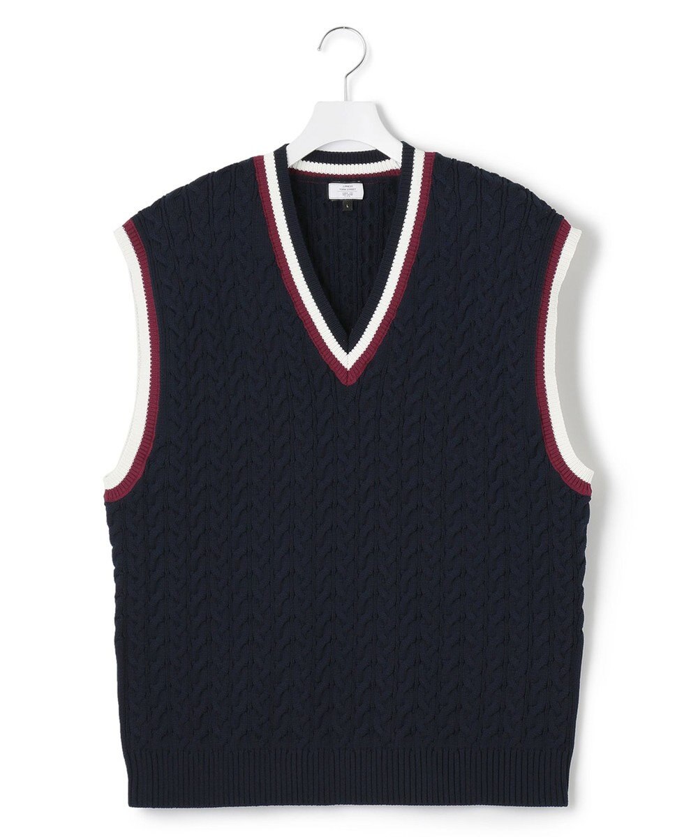 J.PRESS YORK STREET 【UNISEX】チルデンニットベスト 